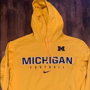Michigan Wolverines Nike Therma-Fit Hooded Sweatshirt - XL